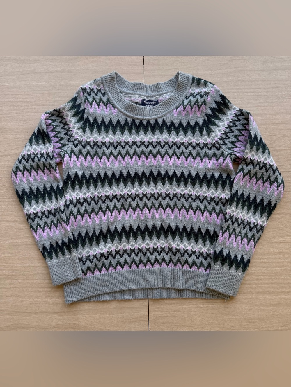 Abercrombie & Fitch Women’s Grey Crewneck Sweater S